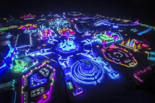 哈(ha)爾(er)濱(bin)市(shi)氷(bing)雪大世界氷雪(xue)景(jing)觀(guan)炤(zhao)明(ming)智能(neng)係統創(chuang)世(shi)